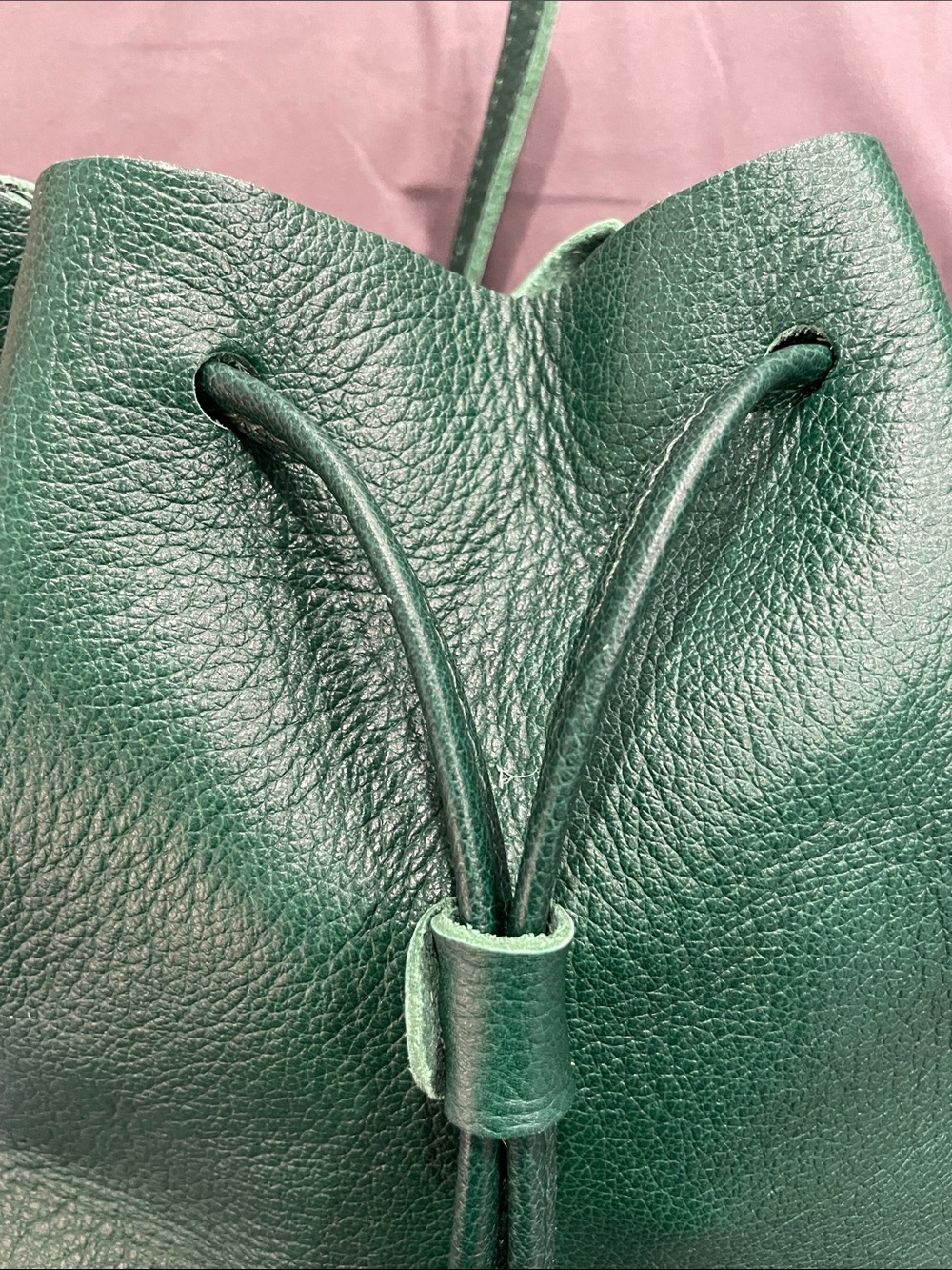 Portland Leather Goods Large Bucket Bag C Sale - Picture 3 of 11